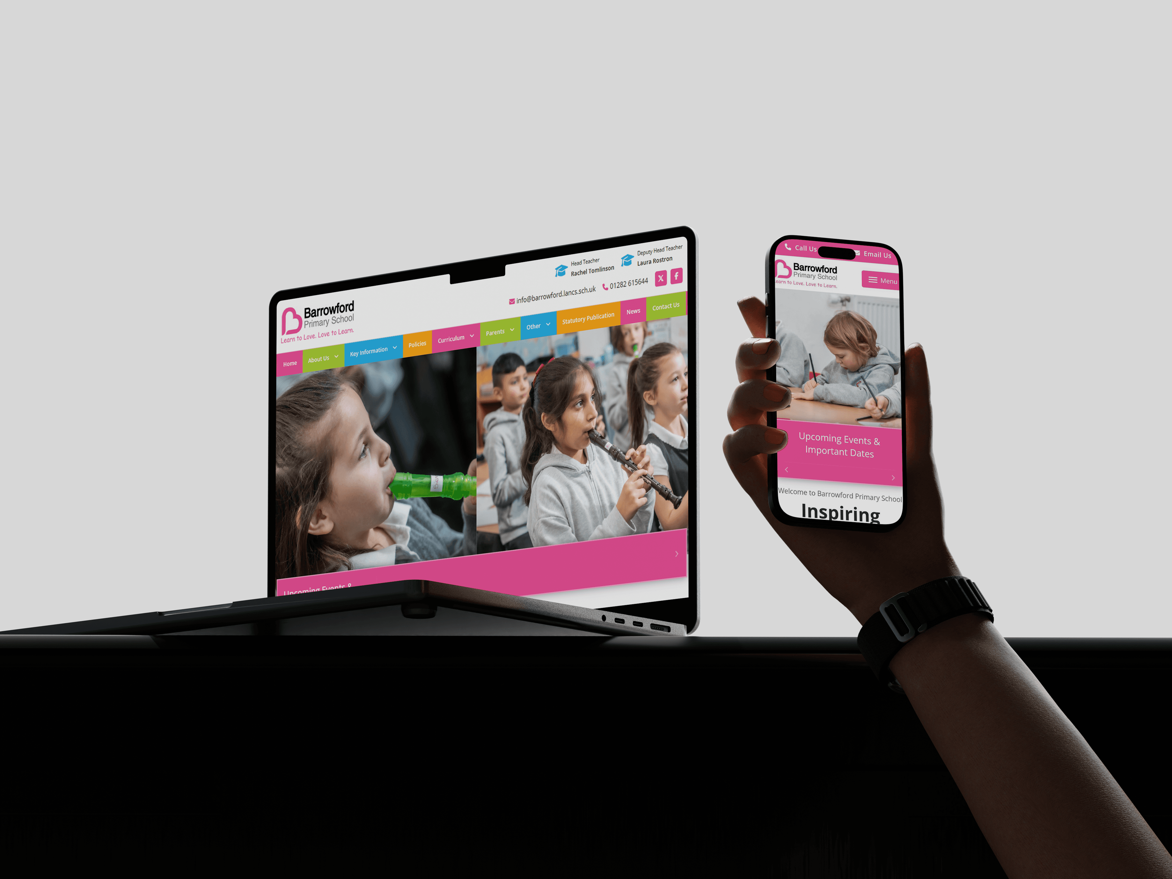 Barrowford School Portal – Dashboard