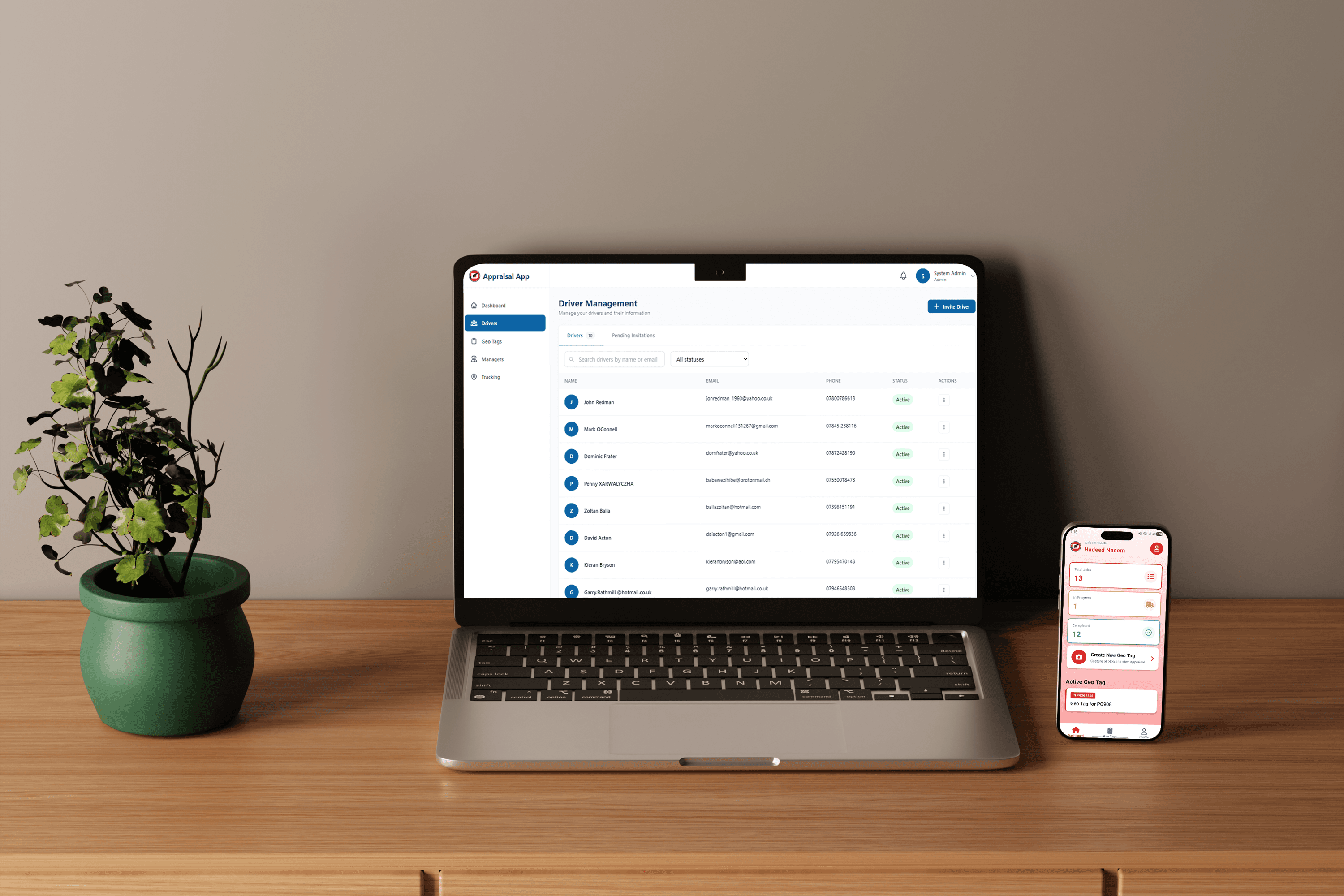 Drive Direct Appraisal App – Geo Tags