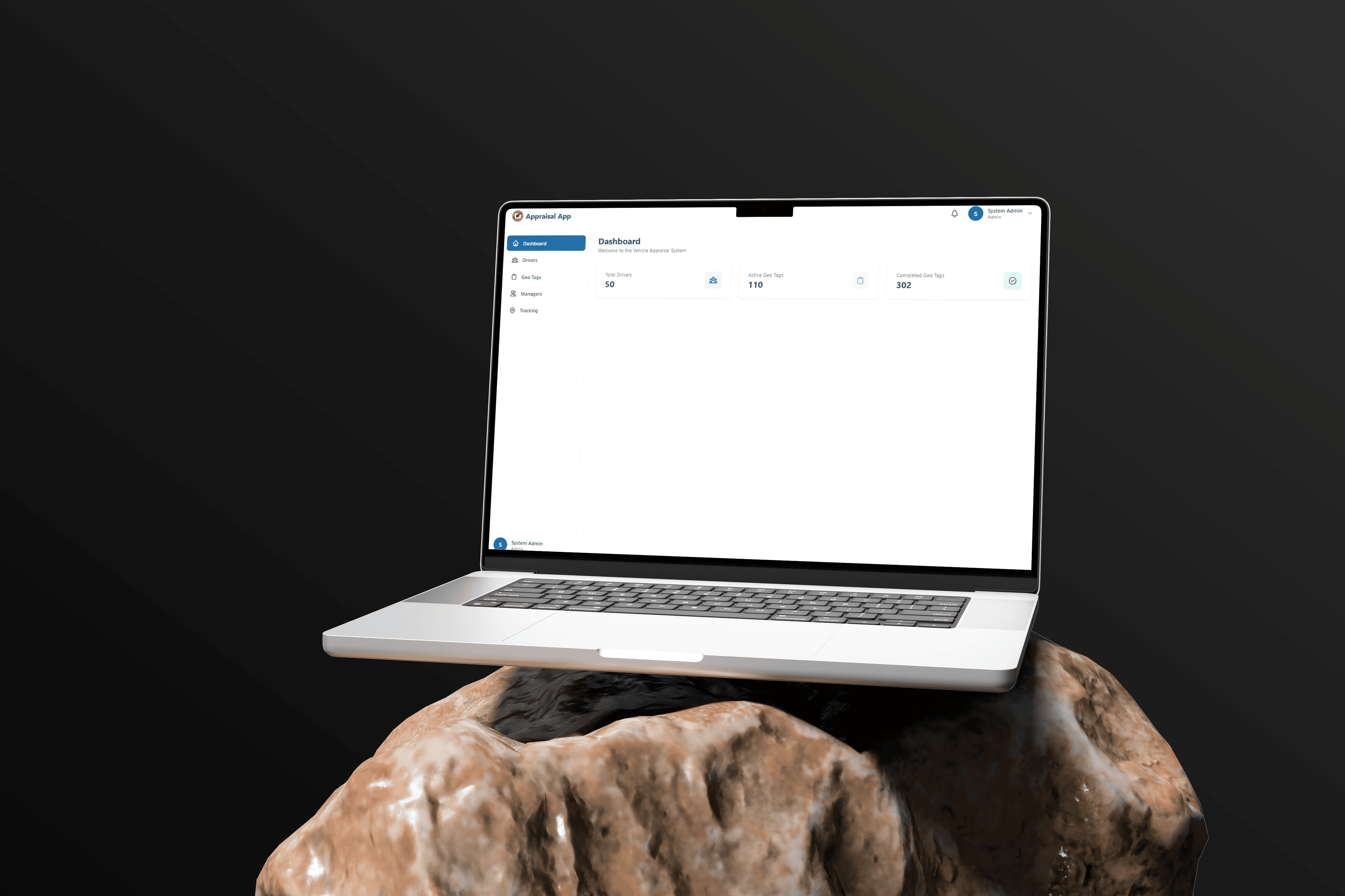 Drive Direct Appraisal App – Laptop View