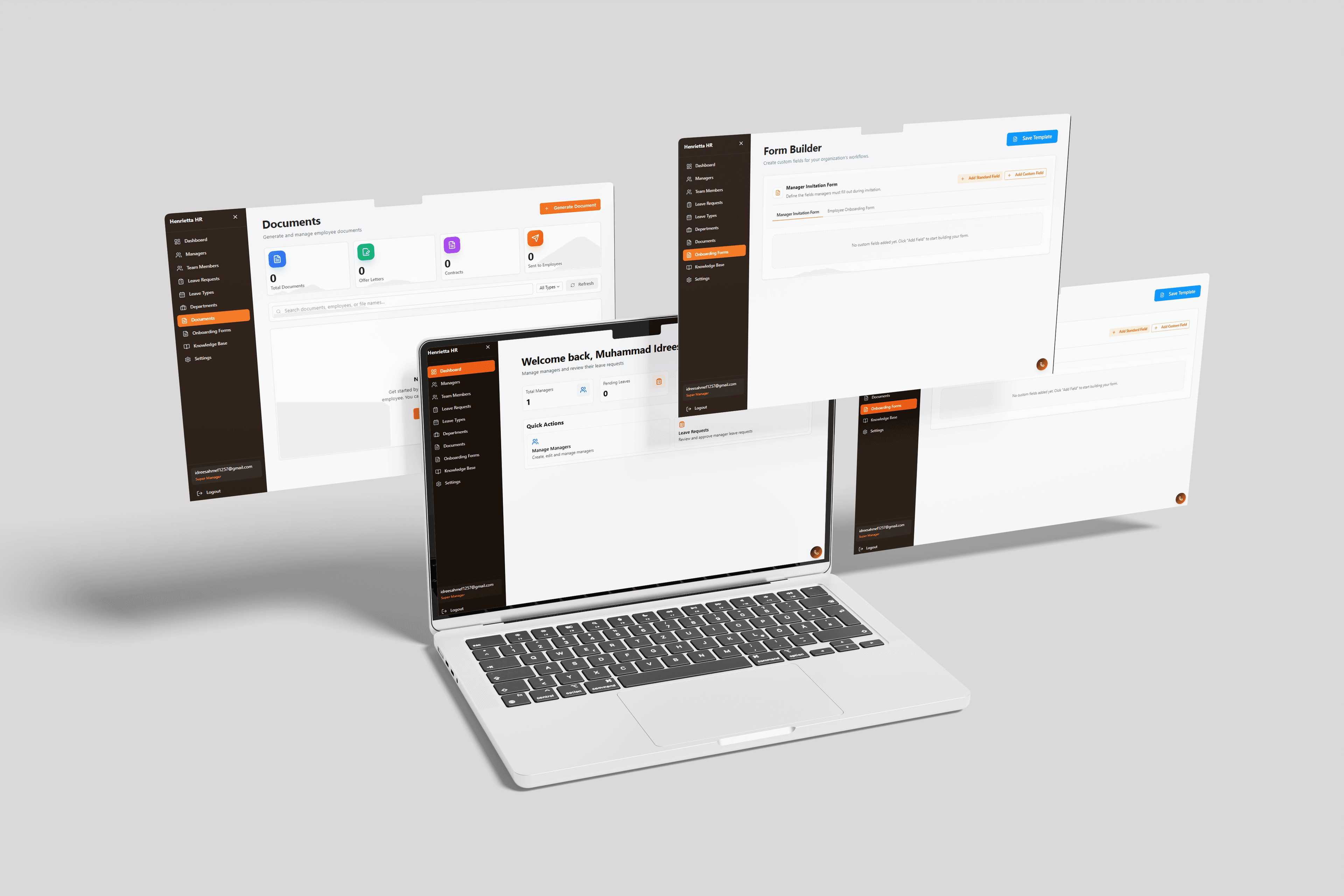 Henrietta HR Portal & AI Bot – Attendance Tracker